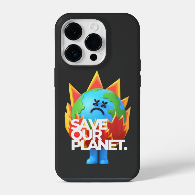 Funda Para iPhone Salva Nuestro Planeta (Reverso )