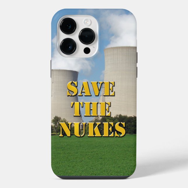 Funda Para iPhone Salvar Las Centrales Nucleares (Reverso )