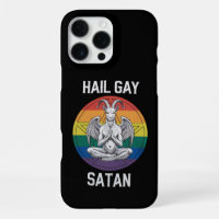 Salve Satan Gay Divertido Cabra Gótico Gótica LGBT