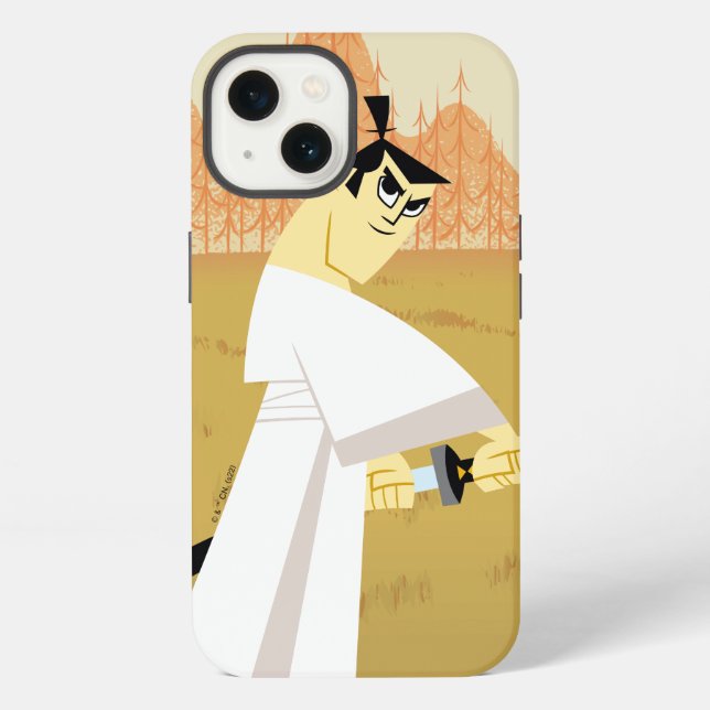 Funda Para iPhone Samurai Jack Drawing Sword (Reverso )