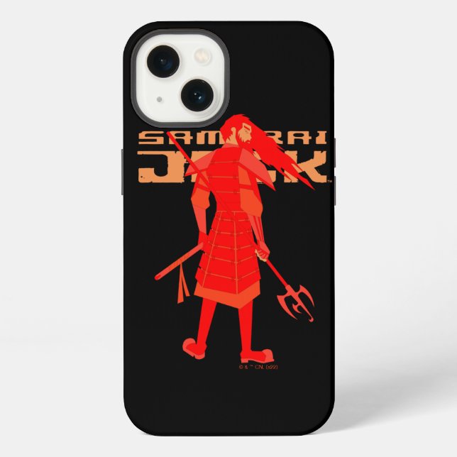 Funda Para iPhone Samurai Jack Red Warrior Graphic (Reverso )