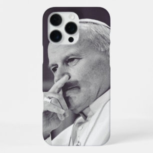 Funda Para iPhone 16 Pro Max San Juan Pablo II El Gran Comunicador Arte Fino
