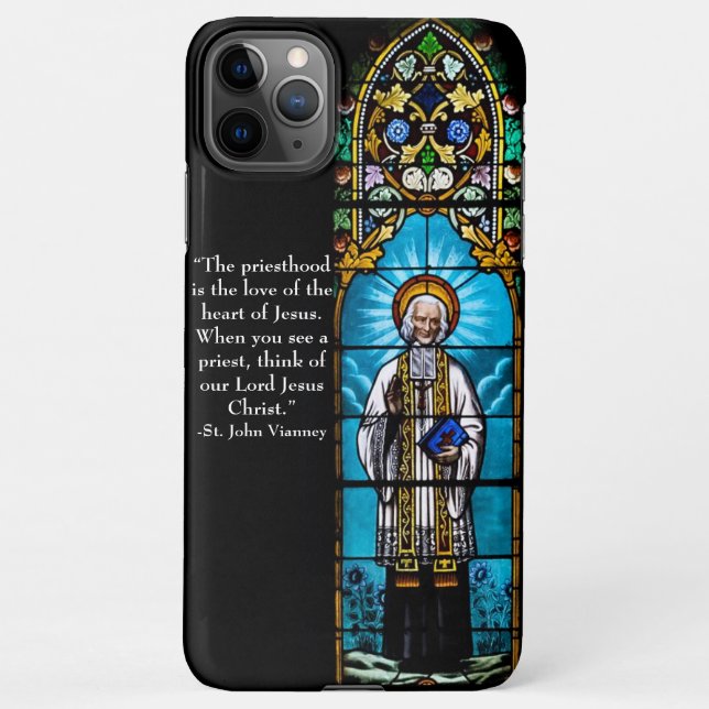 Funda Para iPhone San Juan Vianney (Reverso)