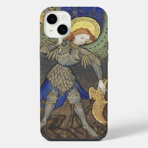 Funda Para iPhone 14 Plus San Miguel Arcángel con Diablo