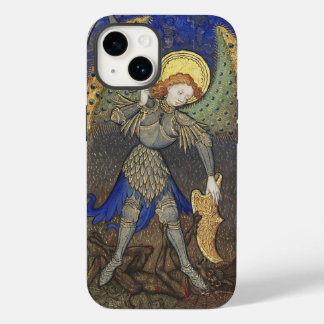 Funda Para iPhone 14 San Miguel el Arcángel con el diablo