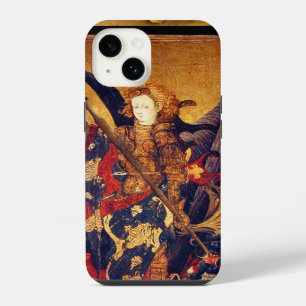Funda Para iPhone 14 San Miguel Venciendo al Diablo como Caballero Medi