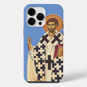 Funda Para iPhone 14 Pro Max San Timoteo de Éfeso Arte Ortodoxo Tradicional