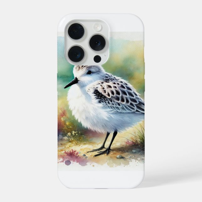 Funda Para iPhone Sanderling Bird 200924AREF115 - Watercolor (Reverso )