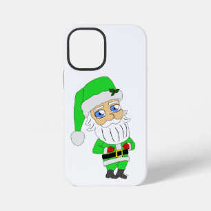 Funda Para iPhone 12 Mini Santa Chibi traje verde