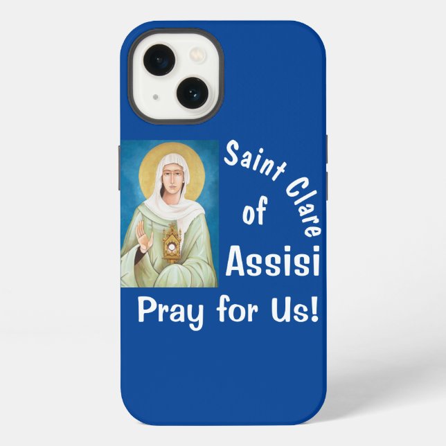 Funda Para iPhone Santa Clara de Asís (Reverso )