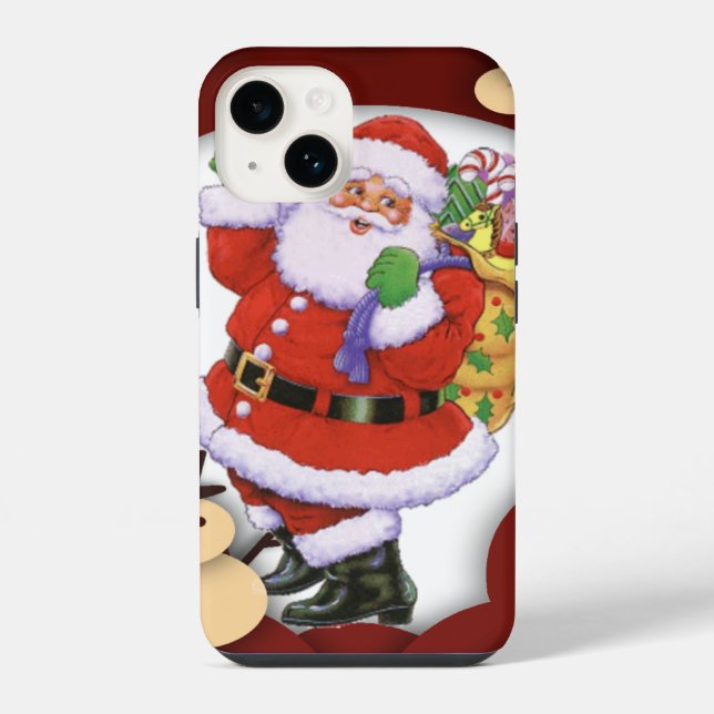 Funda Para iPhone Santa Claus (Reverso )