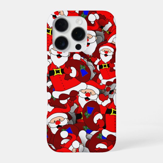 Funda Para iPhone Santa Feliz (Reverso)