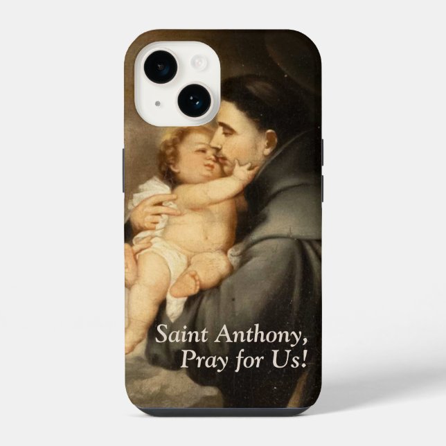 Funda Para iPhone Santo Antonio personalizable (Reverso )