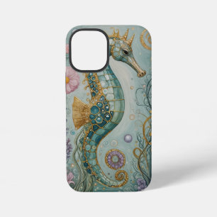 Funda Para iPhone 12 Mini Santuario Shimmering Seahorse