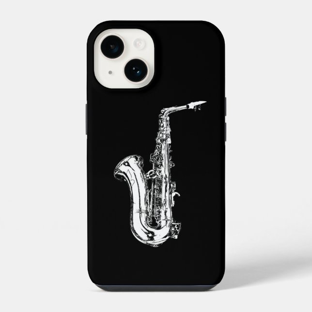 Funda Para iPhone Saxofón (Reverso )