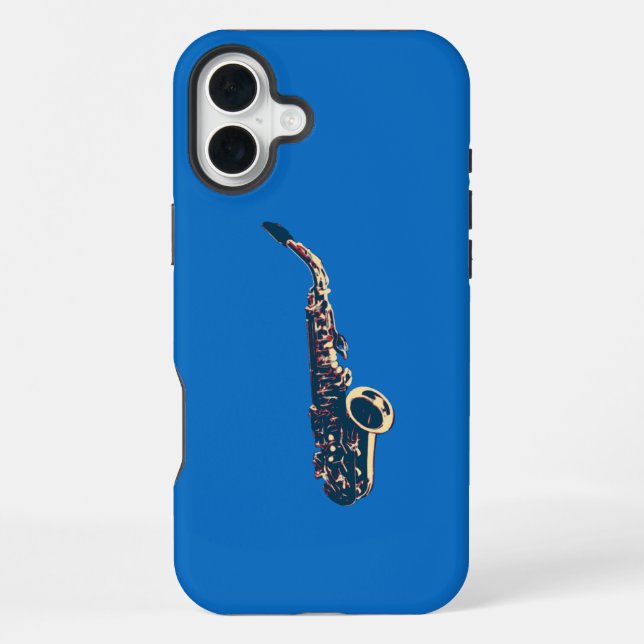 Funda Para iPhone Saxofón (Reverso )