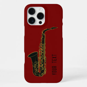 Funda Para iPhone 16 Pro Max Saxofón - Personalizable