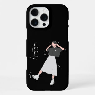 Funda Para iPhone 16 Pro Max "Say Cheese" Personalizable estético Chica