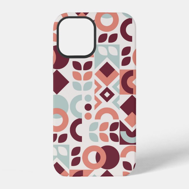 Funda Para iPhone Scandinavian pattern design. Simple modern retro b (Reverso )