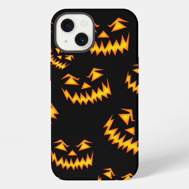 Funda Para iPhone Scary Halloween Faces (Reverso )