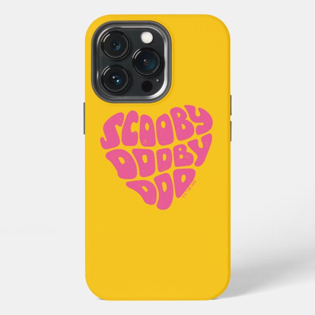 Funda Para iPhone Scooby Dooby Doo Heart (Reverso )
