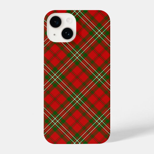 Funda Para iPhone Scott tartan red green plon (Reverso )