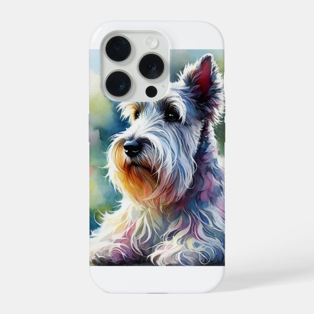 Funda Para iPhone Scottish terrier 160924AREF141 - Watercolor (Reverso )