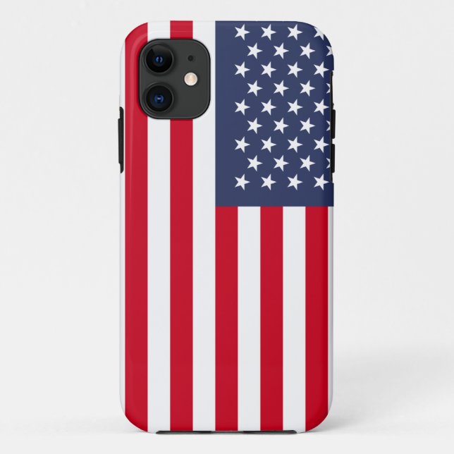 funda para iPhone SE/5/5s con bandera de los EE.UU (Reverso)
