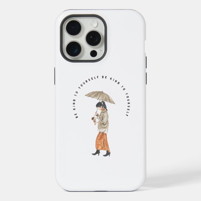 Funda Para iPhone Sé Amable Contigo Mismo (Reverso )