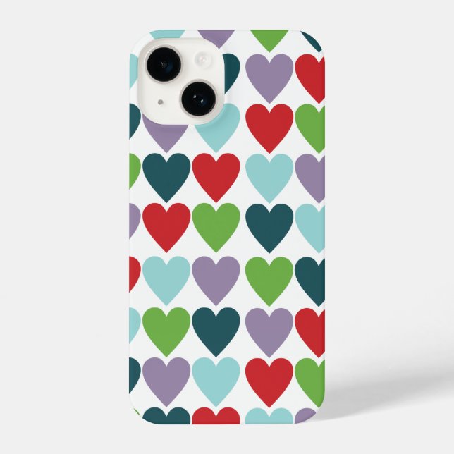 Funda Para iPhone Se dan los corazones (Reverso )