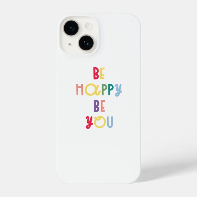 Funda Para iPhone Sé Feliz (Reverso )