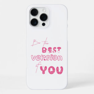 Funda Para iPhone 16 Pro Max Sé La Mejor Versión De Ti Gato Lindo