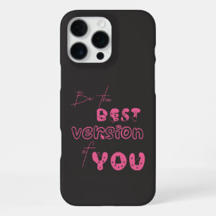 Funda Para iPhone 16 Pro Max Sé La Mejor Versión De Ti Mí Gatito Lindo