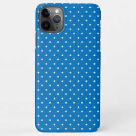 Funda Para iPhone 11Pro Max Seamless blue background polka dot pattern 