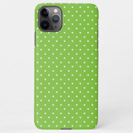 Funda Para iPhone 11Pro Max Seamless  bright lime polka dot pattern 