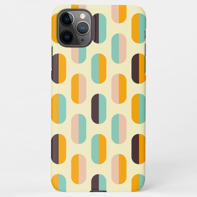 Funda Para iPhone Seamless geometric pattern in retro vibes (Reverso)
