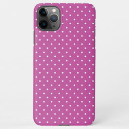 Funda Para iPhone 11Pro Max Seamless magenta background polka dot pattern