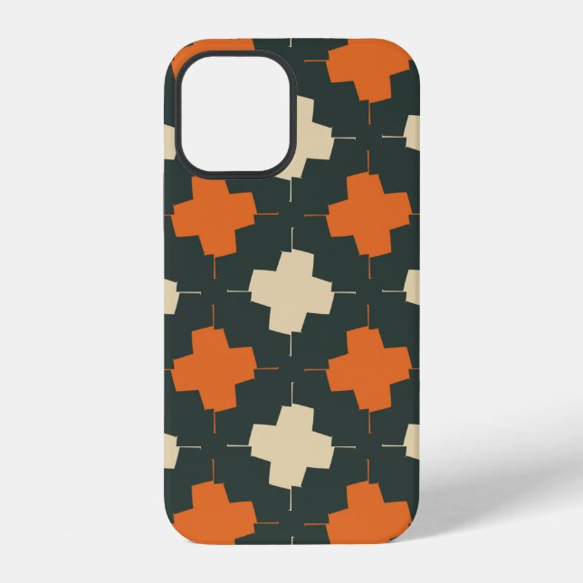 Funda Para iPhone Seamless pattern with bright geometric elements on (Reverso )