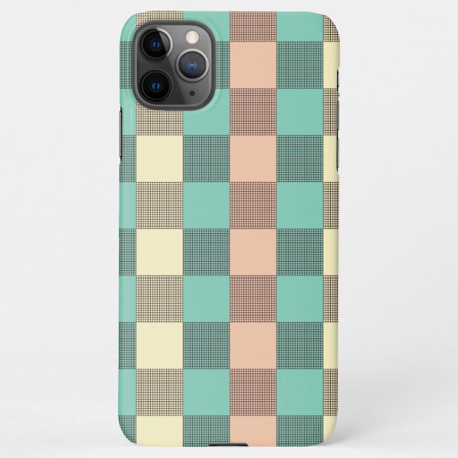 Funda Para iPhone Seamless plaid pattern   (Reverso)