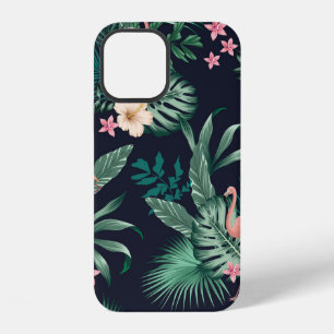 Funda Para iPhone 12 seamless tropical pattern with lush foliage, flow