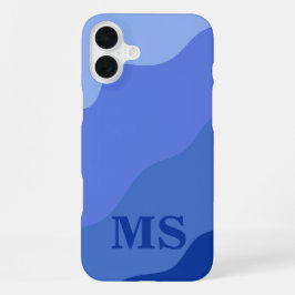 Funda Para iPhone 16 Plus Seascape with Beach, Great Wave & Mount Sea Case