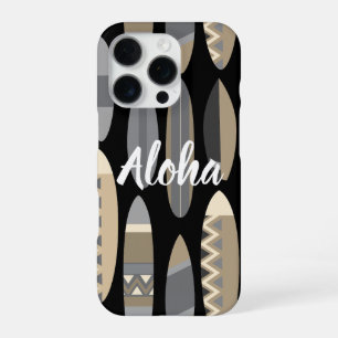 Funda Para iPhone 16 Pro Secret Beach Hawaiian Surfboards - Negro