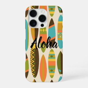 Funda Para iPhone 16 Pro Secret Beach Hawaiian Surfboards - Turquesa