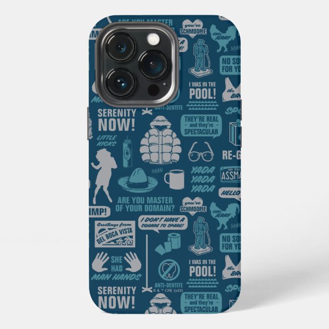 Funda Para iPhone Seinfeld | Patrón de Meme (Reverso )