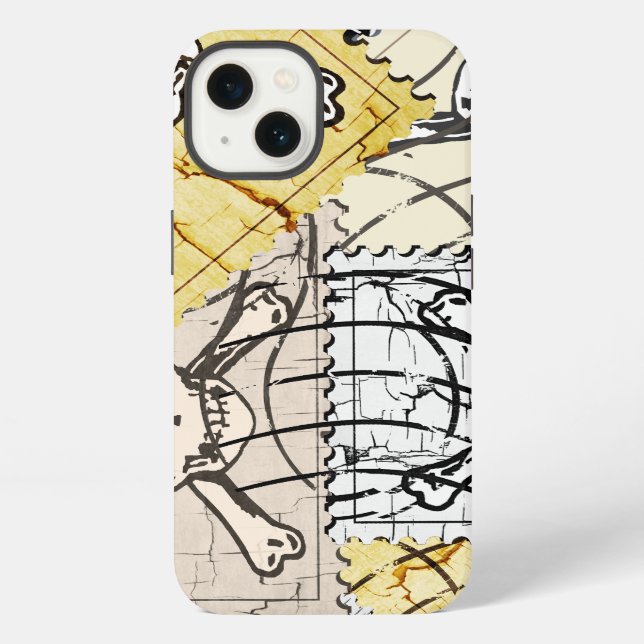 Funda Para iPhone Sello de calavera (Reverso )