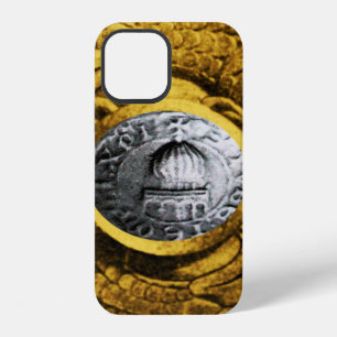 Funda Para iPhone 12 Sello de los Caballeros Templarios dorado amarillo