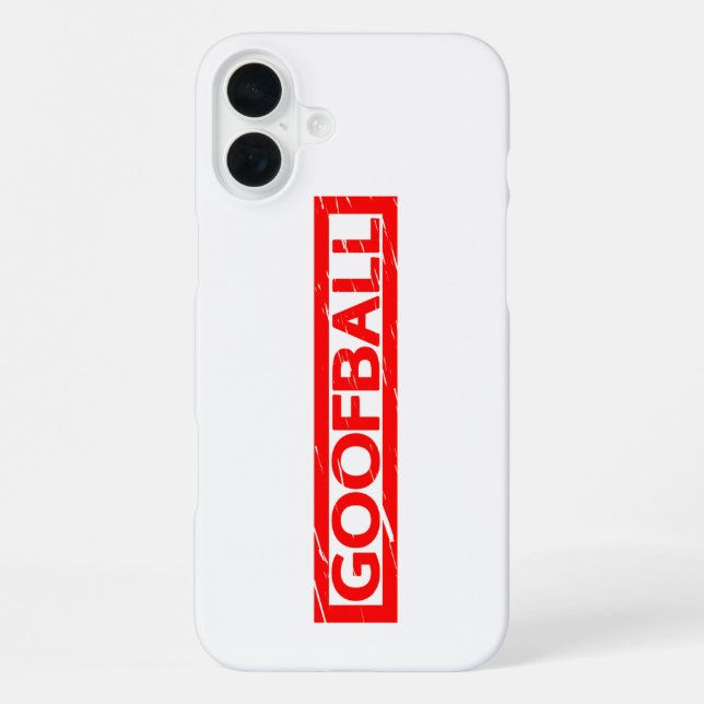 Funda Para iPhone Sello de tonto (Reverso )