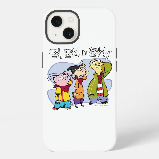 Funda Para iPhone Señas con las manos de Ed, Edd y Eddy (Reverso )
