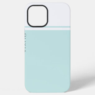 Funda Para iPhone 12 Pro Max Sencillo Bloque de Color Minimalista Elegante con
