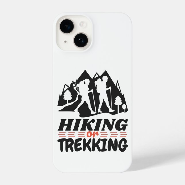 Funda Para iPhone Senderismo o senderismo (Reverso )